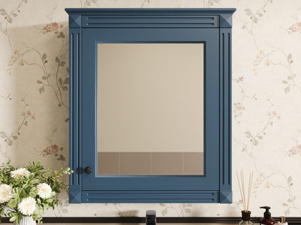 Wall Mounted Bathroom Storage Cabinet With Mirror, Medicine Cabinet With Height Adjustable Shelf