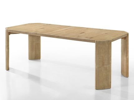 Magnus - 6 Piece Extendable Rectangular Dining Table Set With Dining Bench - Oak