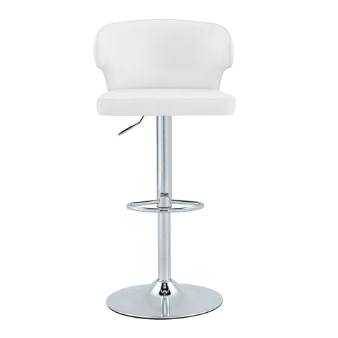 Adjustable Swivel Bar Chair With Ergonomic High Back Design