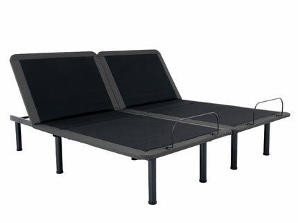 Refresh - 12" Flex Head Latex Foam Hybrid Mattress And Adjustable Base Bundle - Blue - King