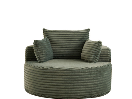 Modern Single Sofa With Backrest Pillow For Living Room