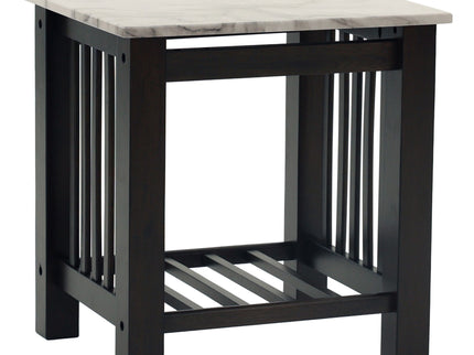 3 Piece Occasional Table Set, 1 Coffee Table And 2 End Tables, Open Storage Design - Walnut