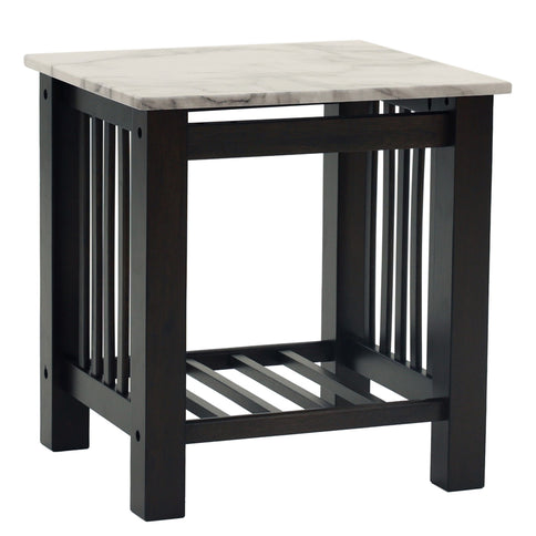 3 Piece Occasional Table Set, 1 Coffee Table And 2 End Tables, Open Storage Design - Walnut