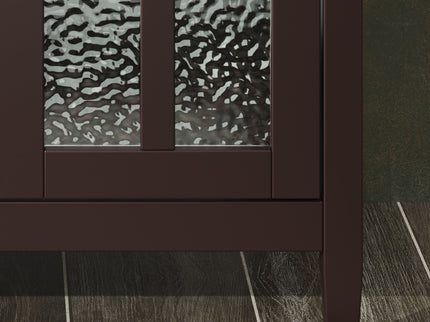 Bathroom Vanity With Ceramic Sink, Adjustable Shelf & Tip Out Tray