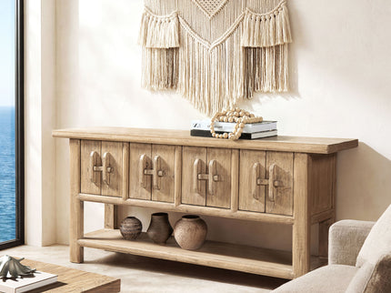 Rowan - Sideboard With Lower Shelf - Natural