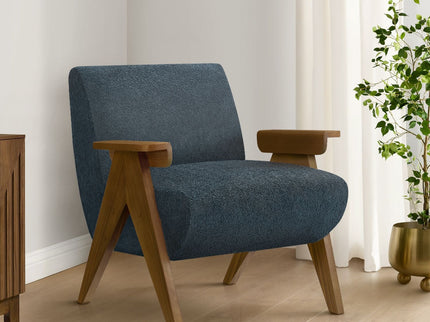 Accent Chair, Living Room & Bedroom Seating - Blue