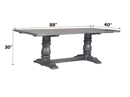 Leventis - Dining Table - Weathered Gray