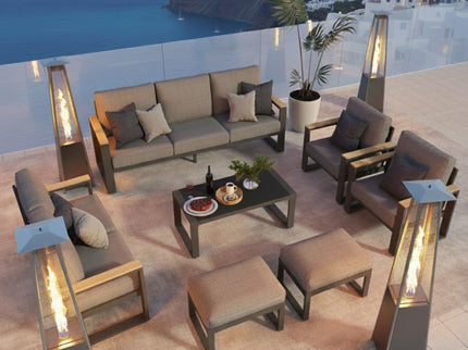 Modern Outdoor Sofa Set With Coffee Table