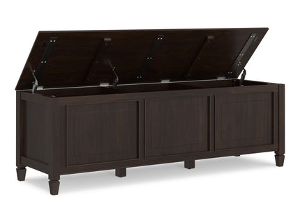 Connaught - Large Storage Bench Trunk - Dark Brown