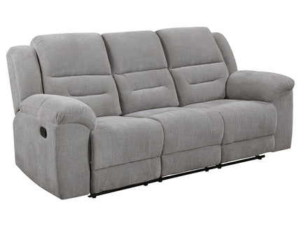 Sebring - Reclining Sofa With Manual Recline - Gray