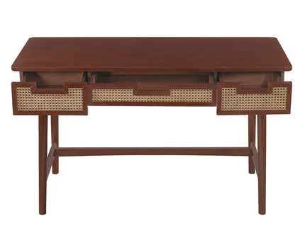 Writing Desk With 3 Drawers For Living Room
