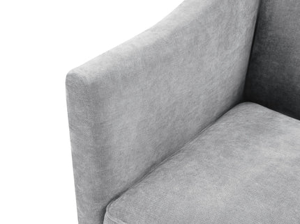 Barrel Accent Chair With Enclosed Arms