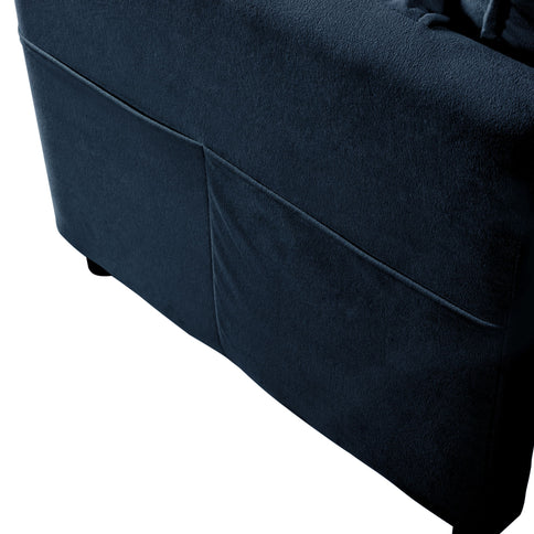 Modern Upholstered Loveseat And Armchair Set With Pillows