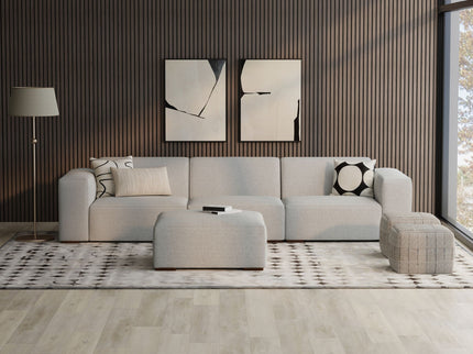 Rex - Handcrafted Sectional Sofa And Ottoman