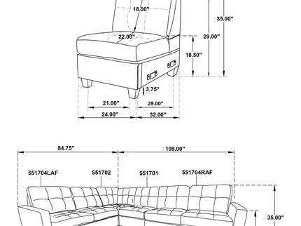 Ashland - Sectional Sofa