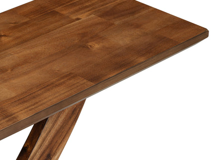 Console Table With Cross Leg Base And Reinforced Support Plate