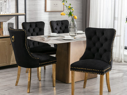 Nikki - Modern, High-End Tufted Dining Chair (Set of 2)