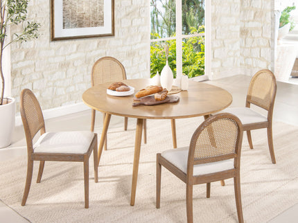Panama - Curved Cane Side Dining Chair (Set of 2)