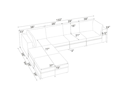 Reversible Modular Sectional