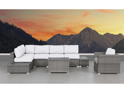 Stylish Entertainment Sectional Set, Outdoor Living