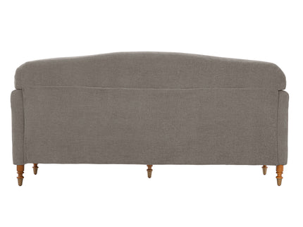 Loveseat Sofa With Rolled Arm For Living Room - Brown