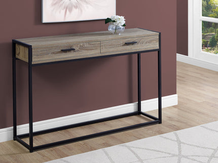 Accent Console Table For Entryway, Storage Drawers, Contemporary & Modern