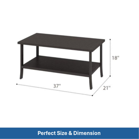 Patio Furniture Set & Coffee Table For Backyard