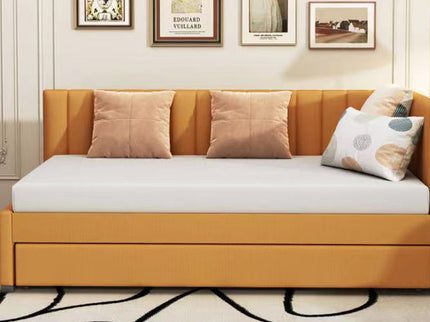 Upholstered Daybed, Sofa Bed Frame, No Box Spring Needed