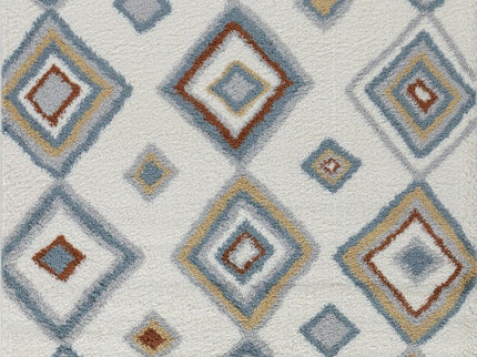 Loft Shag - 7'10" X 9'10" Shaggy Area Rug - Ivory, Polypropylene