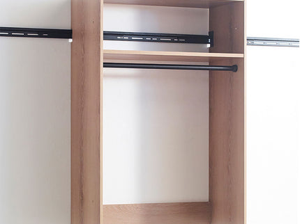 Devi - Wall Mounted Wood Closet System & Modular Design
