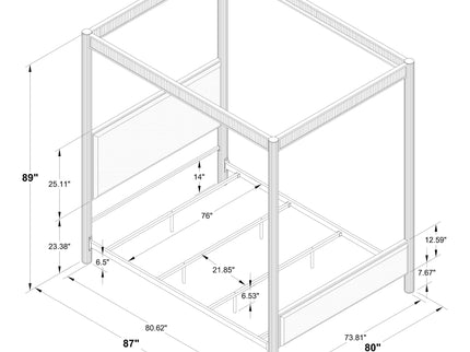 Tova - Canopy Bed