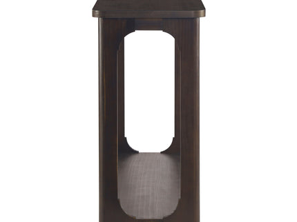 Console Table With Open Arch Cutouts For Living Room Hallway - Espresso
