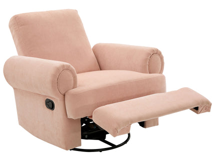 Manual Swivel Recliner Rocker Chair With Adjustable Backrest