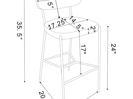 Joy - Stool (Set of 2)