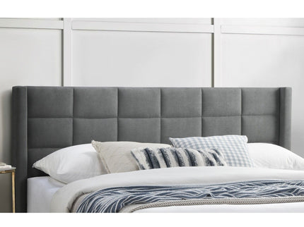 Bed Upholstered Box Design Headboard