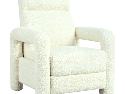 Push Back Recliner Armchair Upholstered Recliner Chair Single Sofa With Adjustable Backrest