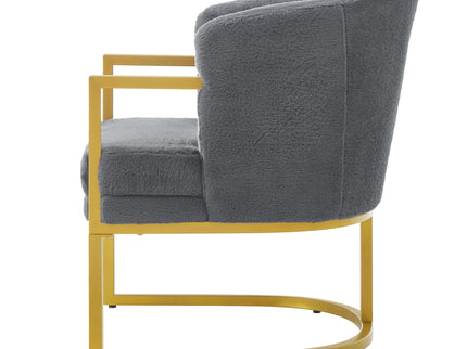 Upholstered Reading Accent Armchair For Living Room