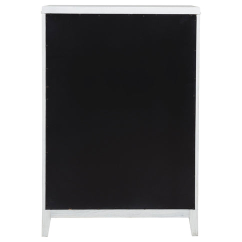 Inverness - 5 Drawer Bedroom Chest - White