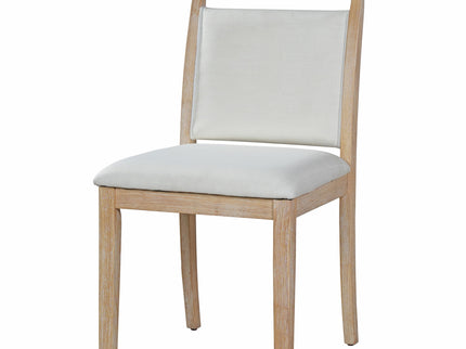 Farmhouse Dining Set With 4 Upholstered Chairs & 1 Bench