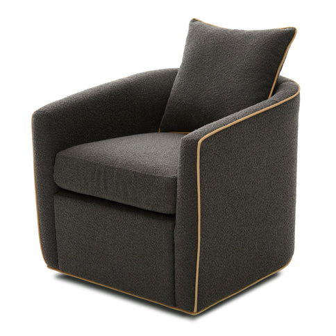 Swivel Accent Chair, Rotating Base, For Living Room