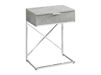 Accent Side Table, Storage Drawer, Spacious Tabletop, Contemporary & Modern