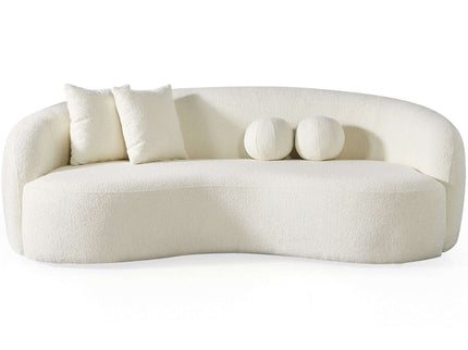 Drake - Japandi Style Curvy Boucle Sofa