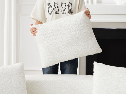 V - Shaped Modular Sofa Set With 3 Pillow