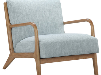 Mid-Century Style Lounge Chair With Upholstered Seat