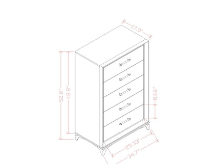 Star - Chest - White