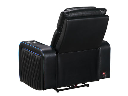 Electra - Power Recliner With Power Headrest, Massage, LED Lighting And USB Control