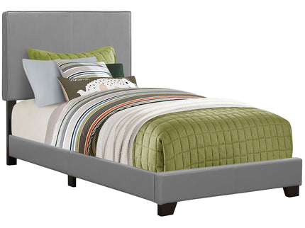 Bed, Upholstered, Transitional