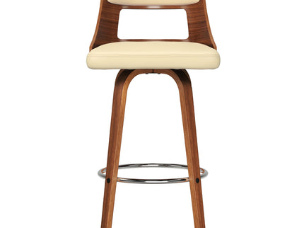 Dallyn - Swivel Bar Stool (Set of 2) - Cream