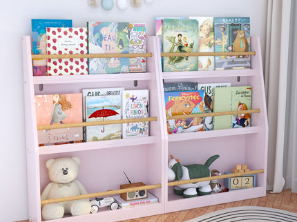 3 Tier Book Shelf, Compact Storage For Bedrooms