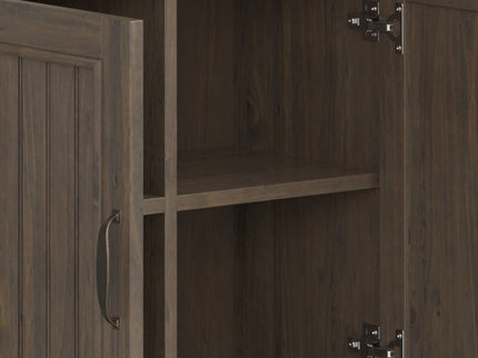 Lev - Bookcase - Smoky Brown